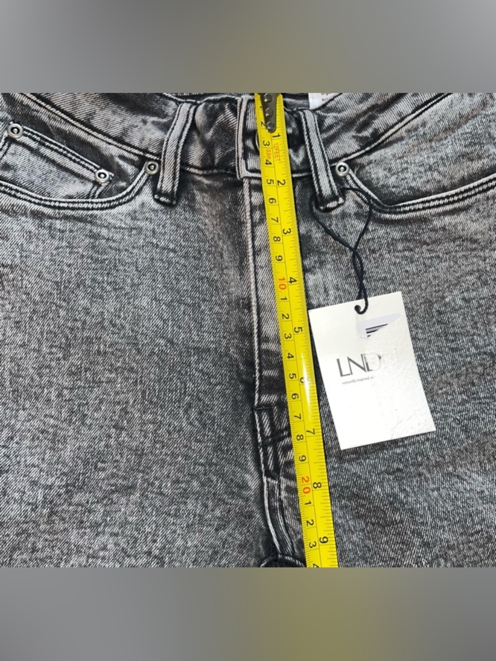 (🎃3 for 12🎃) LNDN Landon Denim Faded Grey Wash Ankle Zipper Jeans - Picture 10 of 11